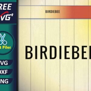 BirdieBee SVG Free