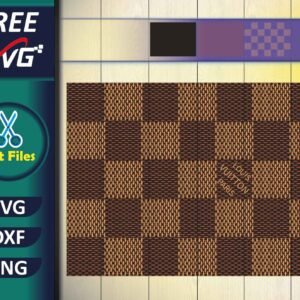 Checkerboard Louis Vuitton SVG Free