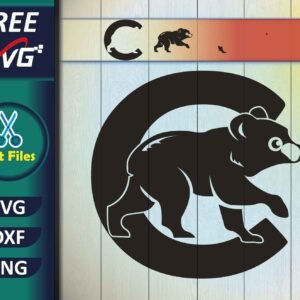 Chicago Cubs Logo SVG Free