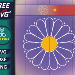 Daisy Flower SVG Free