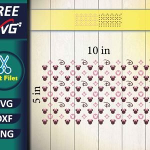 Disney Louis Vuitton Minnie Mouse Ears SVG Free