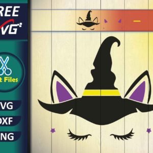 Free Halloween Unicorn SVG