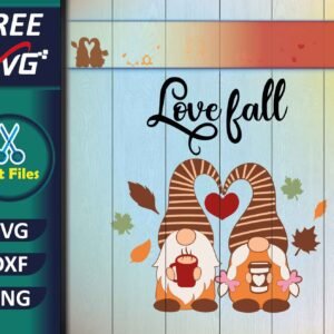 <strong>Gnome SVG Free | 1st, fall SVG.</strong> Free download PNG | SVG files for Cricut, Silhouette Cameo, or Brother Scan N Cut. Gnomes Love fall SVG Free