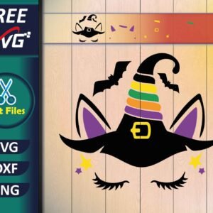 Halloween Unicorn SVG Free