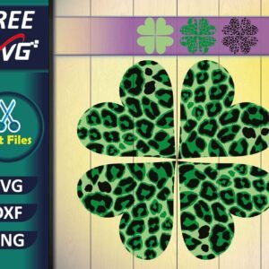 Layered Shamrock SVG Free