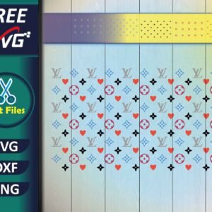 Louis Vuitton game-on pattern SVG Free