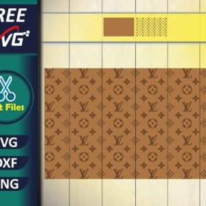 Louis Vuitton logo pattern SVG Free