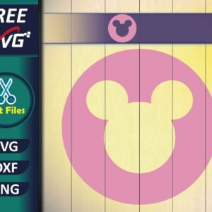 Mickey Mouse Head SVG Free