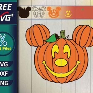 Mickey Pumpkin SVG Free