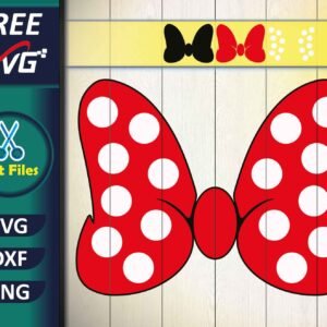 Minnie mouse bow SVG Free