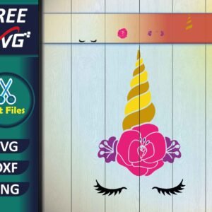 Unicorn Horn SVG Free
