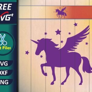 Unicorn Silhouette SVG Free