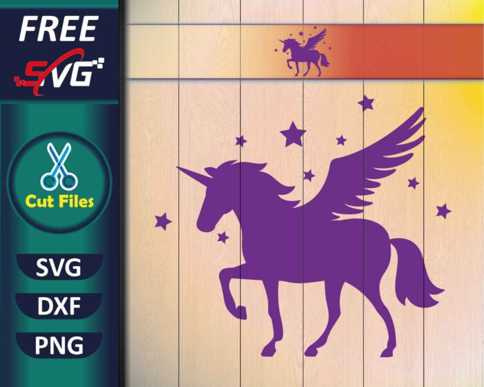 Unicorn Silhouette SVG Free