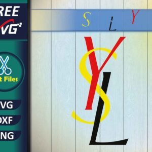 YSL Paris SVG Free