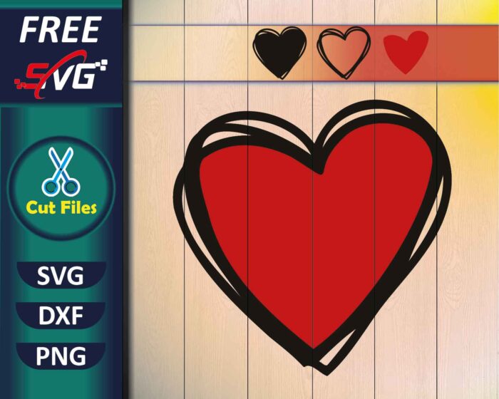 heart SVG | heart outline SVG Free
