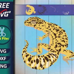 leopard gecko SVG Free