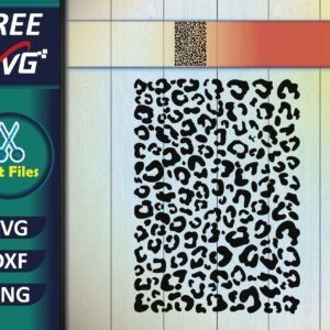 transparent cheetah print SVG free