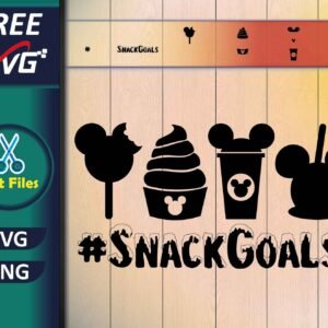 Disney Snacks SVG Free | SnackGoals