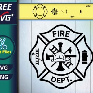 Firefighter SVG Free Download - fireman logo SVG