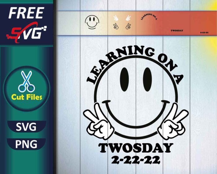 Learning On A Twosday SVG Free