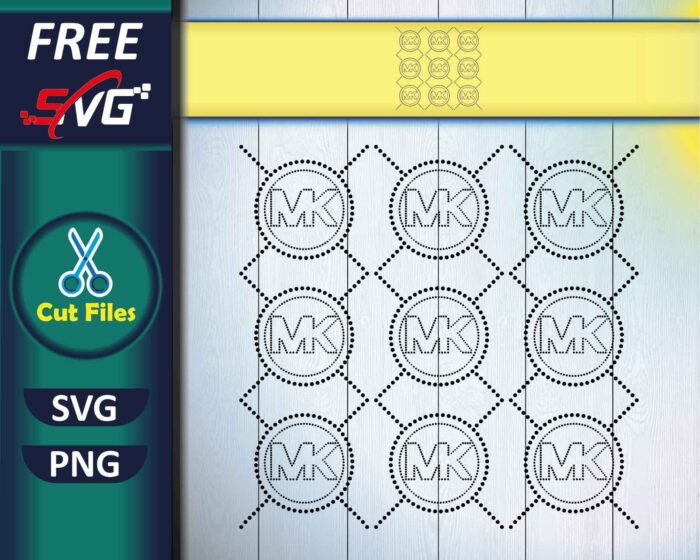 Michael Kors, MK Logo Pattern SVG Free