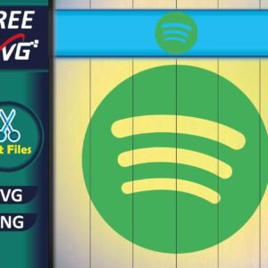 Spotify Logo SVG Free for Cricut, Spotify icon PNG