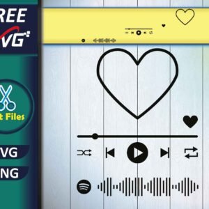 Spotify Music Player SVG Free