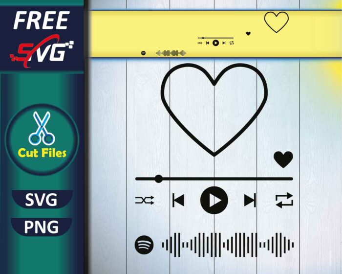 Spotify Music Player SVG Free