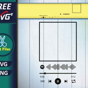 Spotify glass art SVG Free