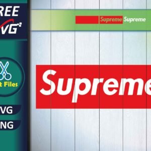 Supreme Logo SVG Free
