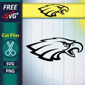 Eagles Logo outline SVG Free