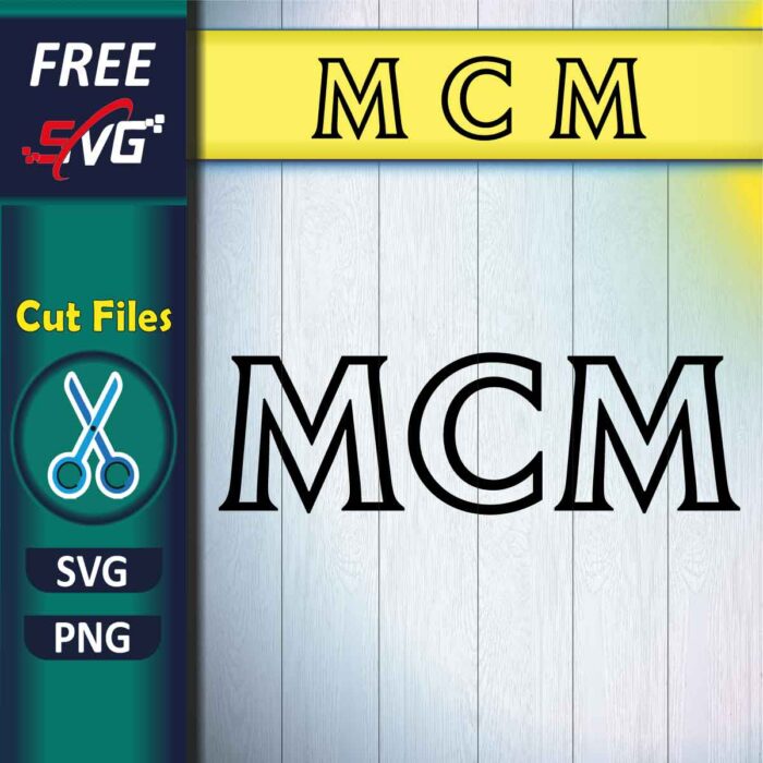 MCM SVG Free Download for Cricut