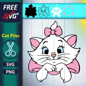 Marie Aristocats SVG free
