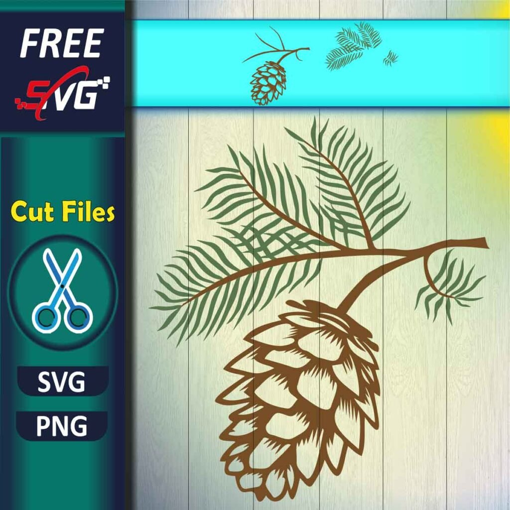 Pine Cone SVG Free For Cricut Free SVG Files