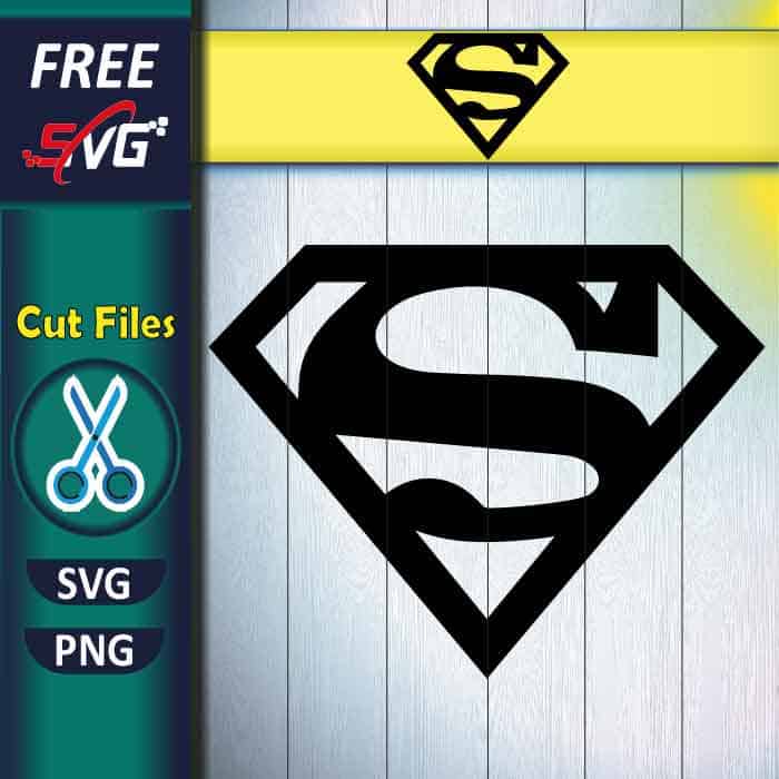 Superman Logo Outline SVG Free
