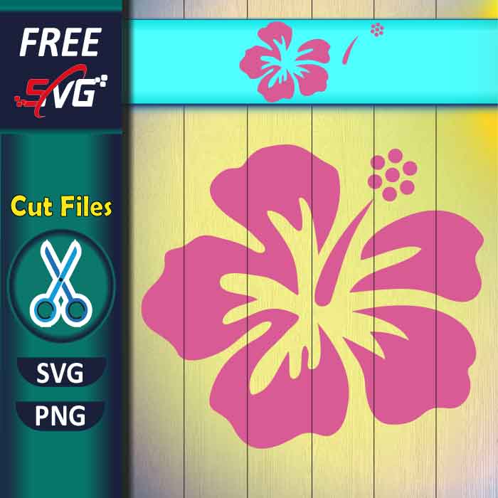 Hawaiian flower SVG Free