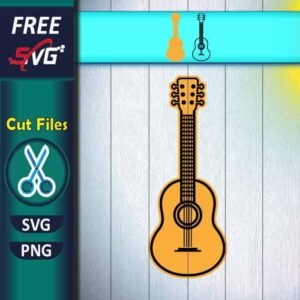 Guitar SVG Free for Cricut