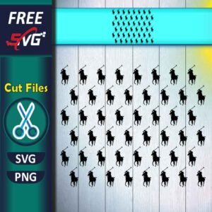 Polo Ralph Lauren Logo pattern SVG Free Download