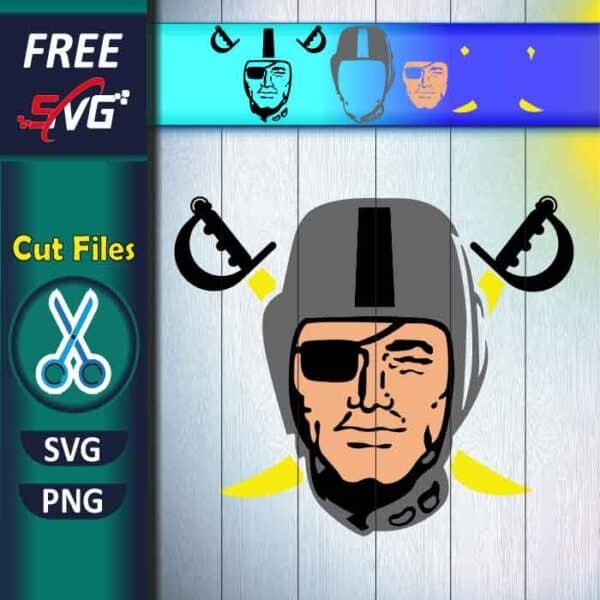 Raiders SVG Colorful - Free SVG Files