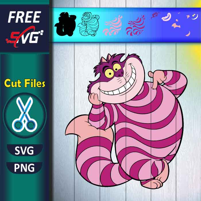 Cheshire Cat SVG Free | Alice in Wonderland SVG