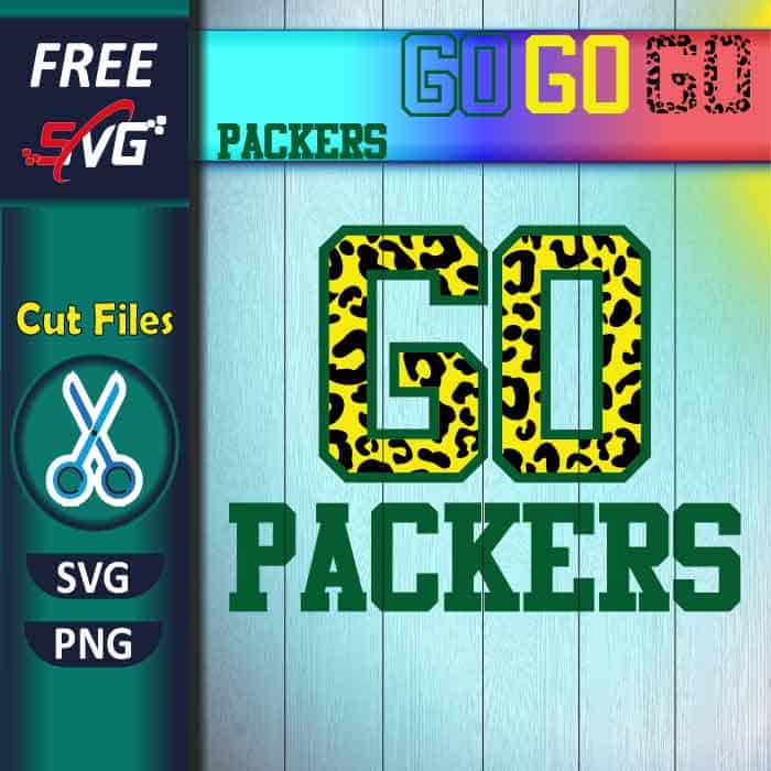 Go Packers SVG Free, Green Bay Packers Leopard SVG