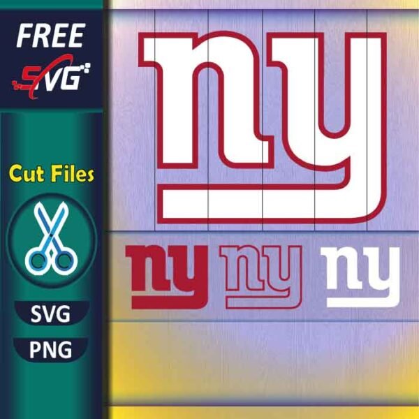NY Giants SVG free for Cricut | New York giants logo SVG Free