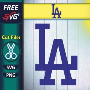 LA Dodgers SVG free for Cricut, Los Angeles Dodgers SVG