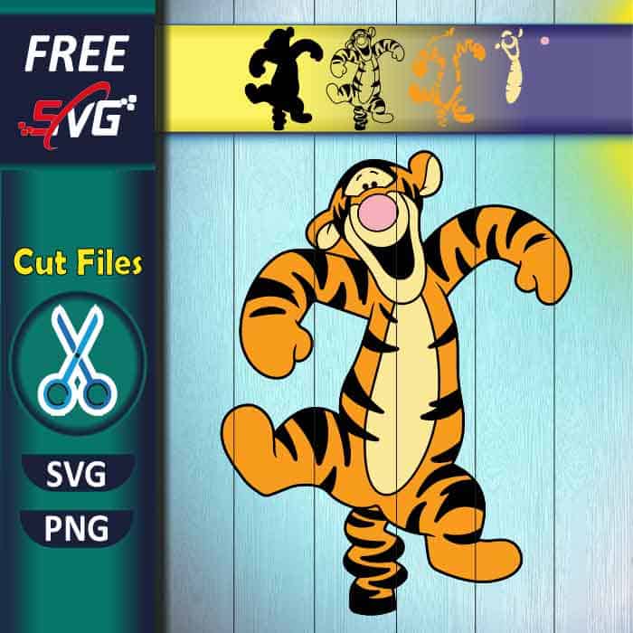Tigger SVG Free, Tigger Winnie the pooh SVG Free