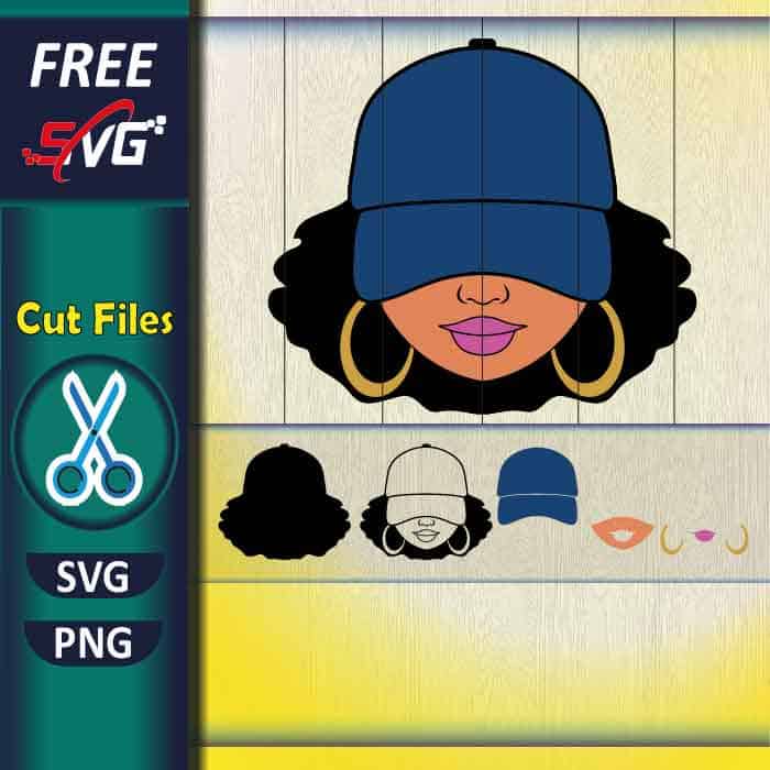 afro_woman_cap_low_svg_free-african_american_woman_svg