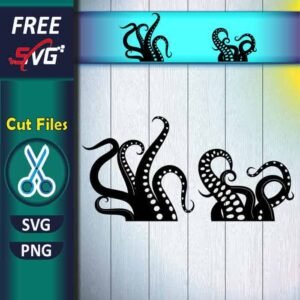 Octopus Tentacles SVG Free | Tentacles SVG for Cricut