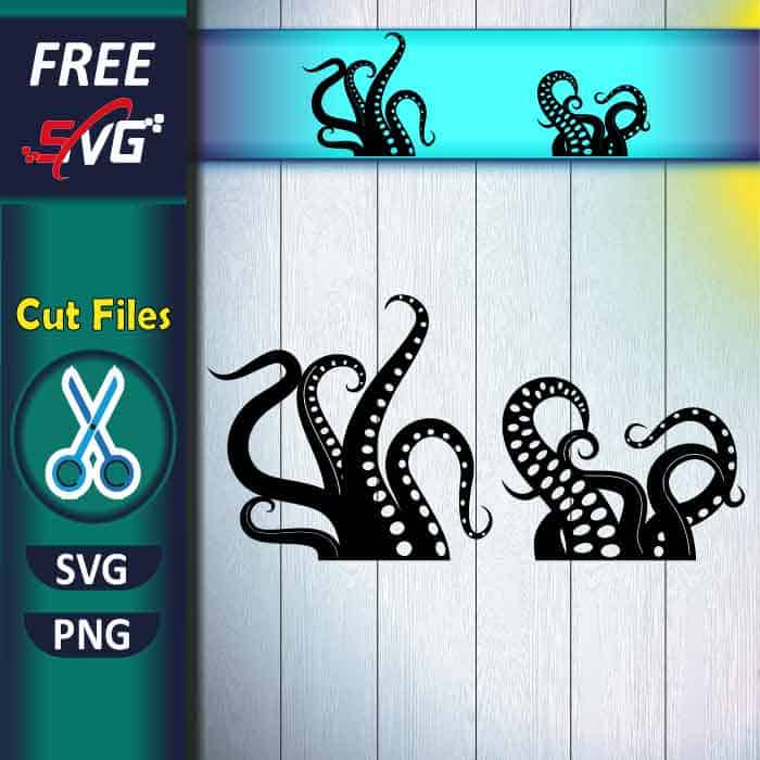 Octopus Tentacles SVG Free | Tentacles SVG for Cricut