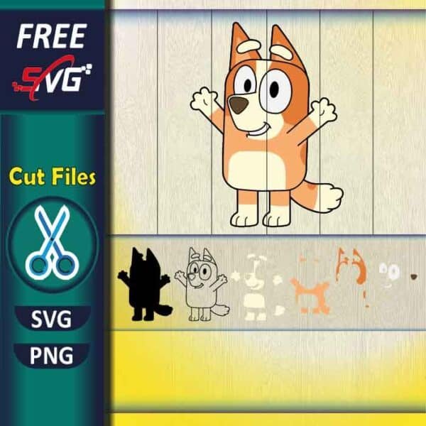 Bingo SVG free, Bluey's younger sister SVG free for Cricut - freesvg.art