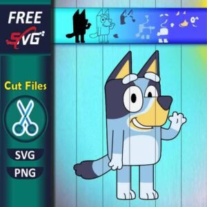 bluey SVG free for Cricut, bluey bingo SVG free