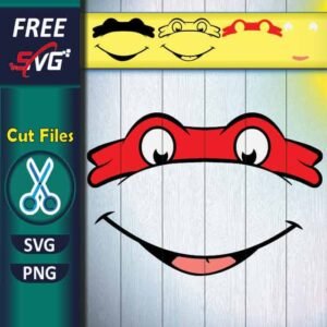 Ninja turtle face SVG Free, Ninja turtle SVG free, ninja turtle shirt svg